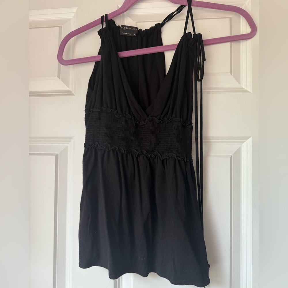 Black Sleeveless Top